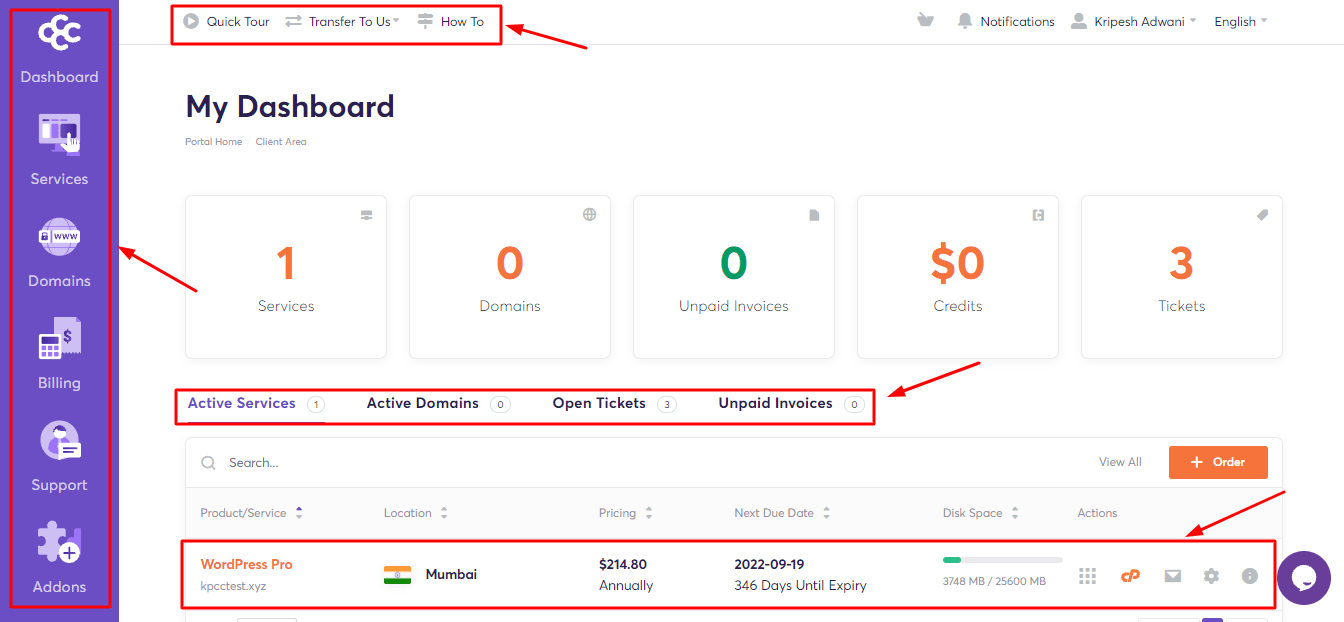 ChemiCloud user interface dashboard