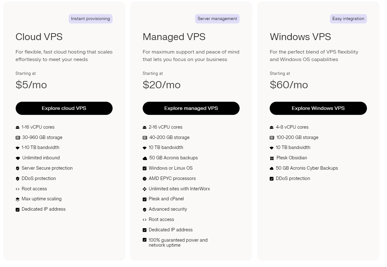 Liquid Web VPS Hosting Plans and Pricing